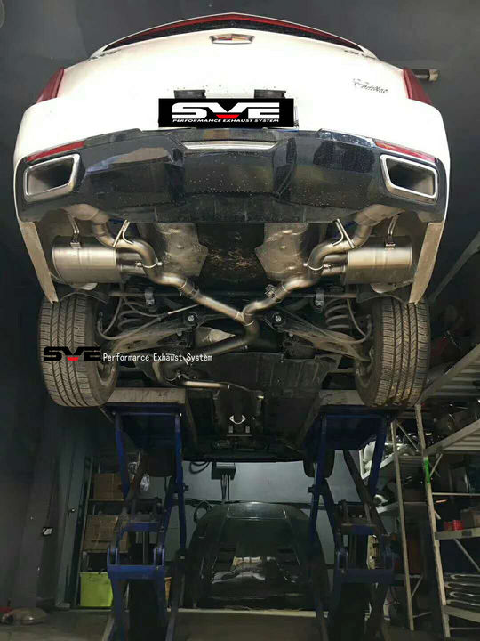 凯迪拉克XTS改装SVE中尾段阀门双出排气