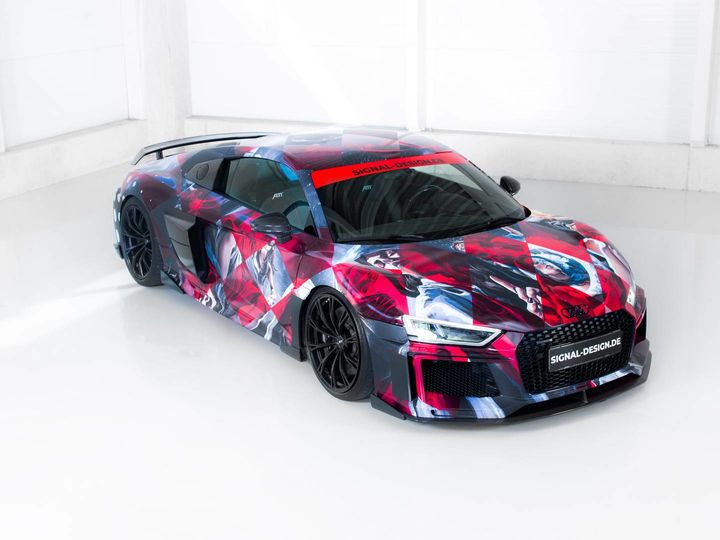 ABT在改装活动中展出R8-Art-Car,RS4-R和RS5-R