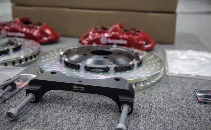 奥迪S5刹车升级高性能竞技赛道猛货意大利Brembo GT