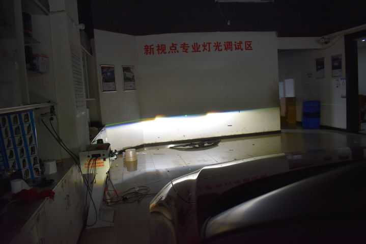 【重庆新视点车灯】马自达CX-4改装米石MISI专业版LED透镜
