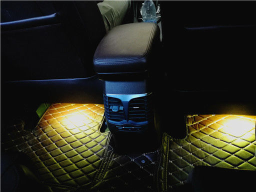 海马福美来郑州猫头鹰车灯升级连锁改装超亮氙灯，氛围灯