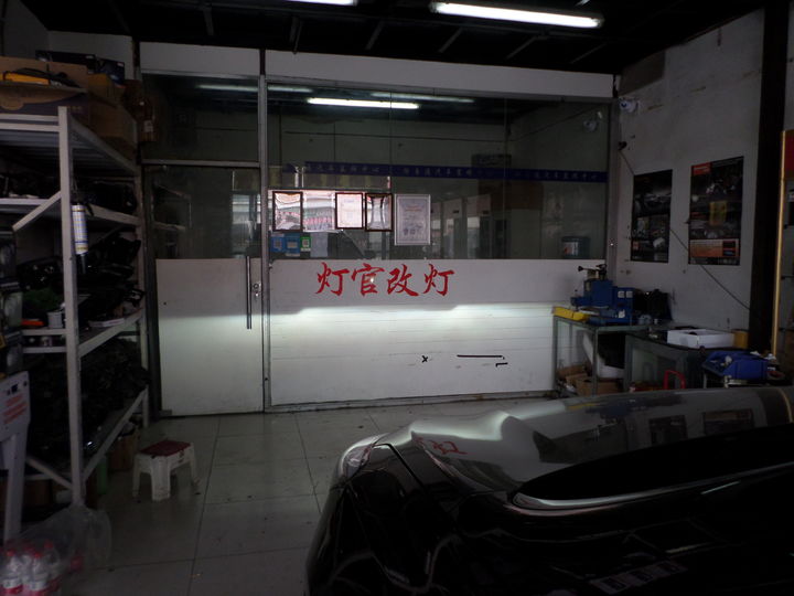 胜达升级国产海拉5透镜北京实体店灯官改灯