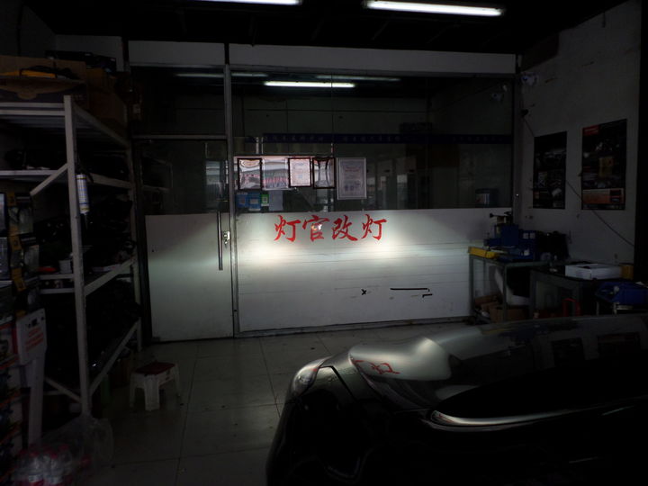 胜达升级国产海拉5透镜北京实体店灯官改灯