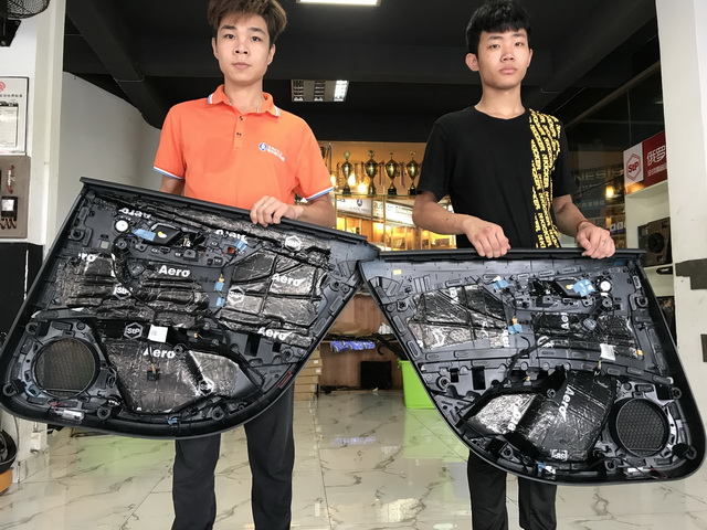 粉碎噪声 奥迪A4汽车隔音改装STP隔音—广州卖音乐作品
