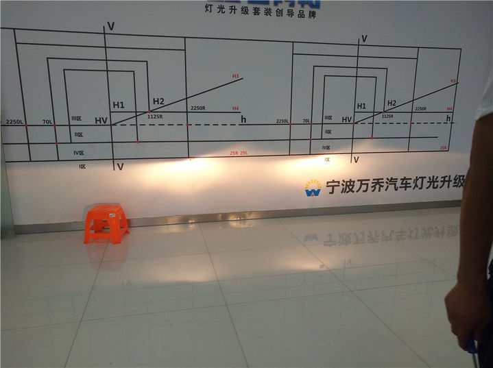 宁波汽车大灯改装_凯迪拉克ATSL改灯升级案例