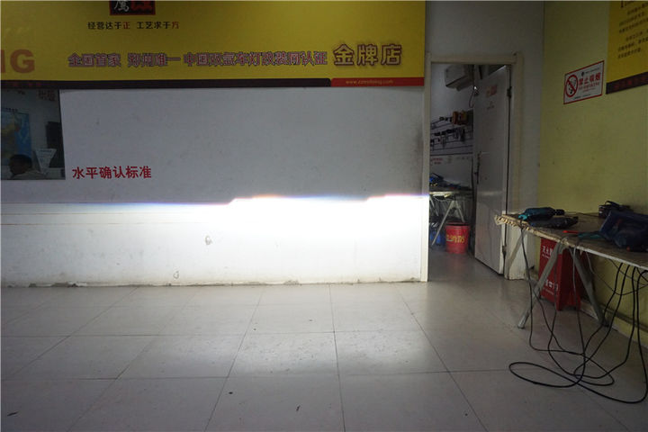 郑州新夏朗改灯升级立盯LED四透镜 四近光四远光