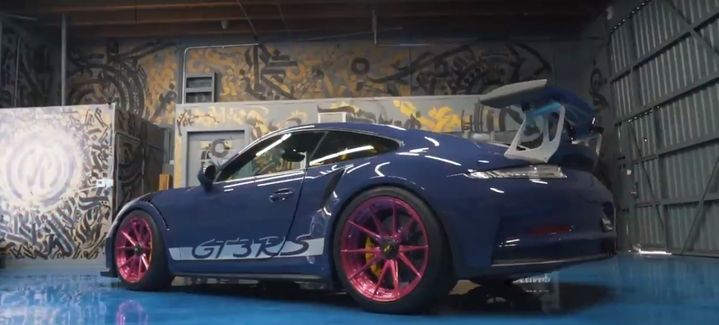 保时捷911 GT3 RS改装ADV.1 Wheels轮毂