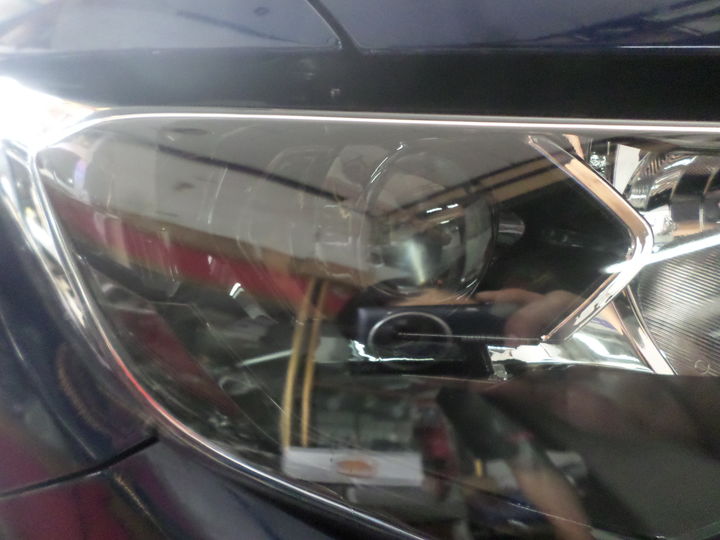 奇骏升级海拉5透镜无损改装内衬改装更完美，亮度提升驾....
