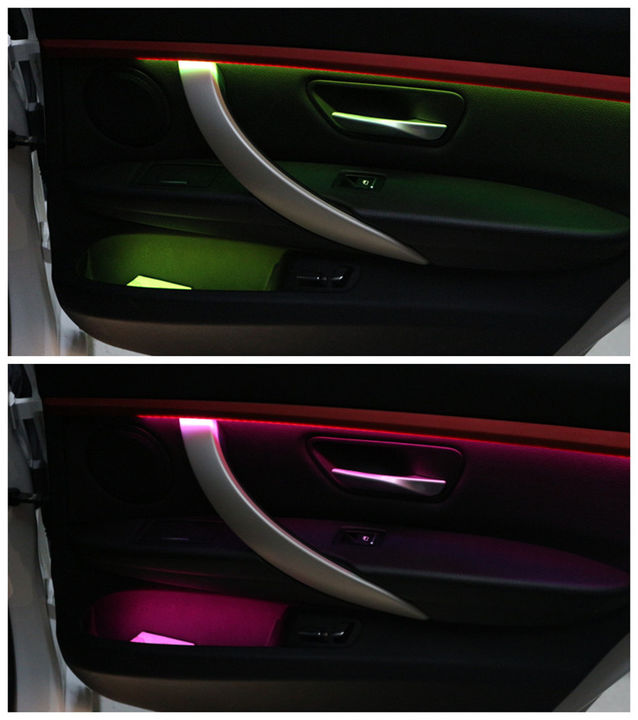 哈曼音响，原厂EVO大屏，八色氛围灯之宝马3系改装