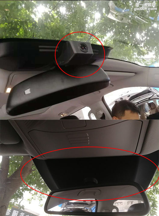奔驰V260隐藏行车记录仪1080P超清---成都威威车改