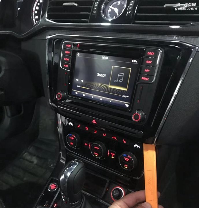 新款帕萨特汽车音响改装8音度X2S DSP，包头惠盛车改俱乐部 