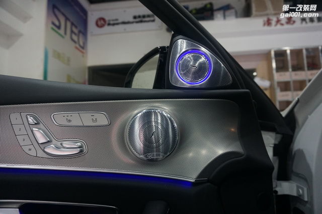 重庆渝大昌 奔驰E300汽车音响改装意大利史泰格专用三分频