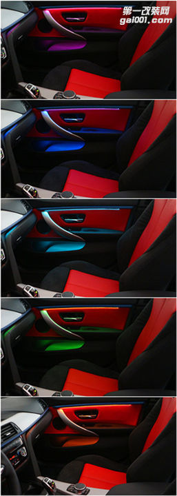 全新的改革，宝马4系加装EVO大屏，八色氛围灯