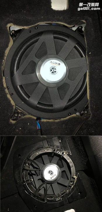 温州宝马5系汽车音响改装优化升级爱意仕专用喇叭