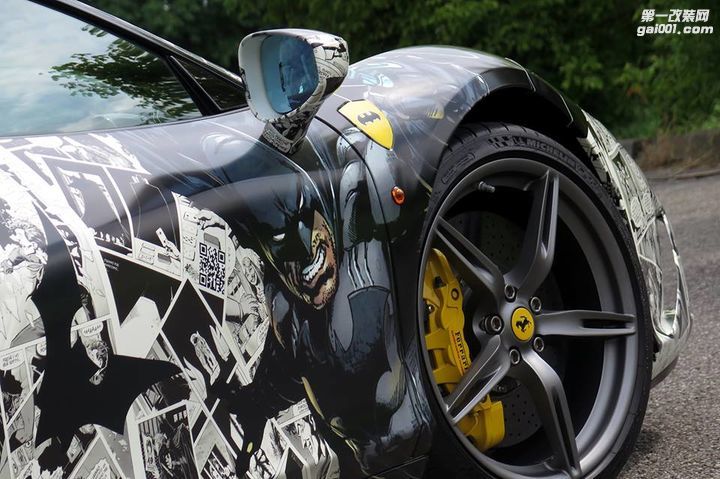 法拉利458 Speciale改装变身蝙蝠侠对战小丑