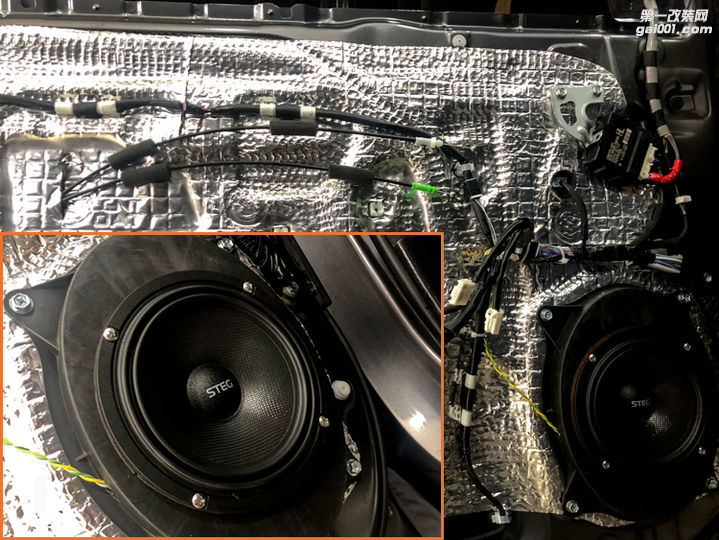 4 意大利史泰格SE650C中低音喇叭安装在前门板原位效果图.jpg