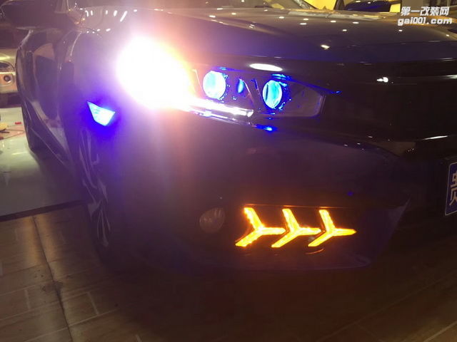5，为汽车添加LED360度 蓝色恶魔眼.JPG