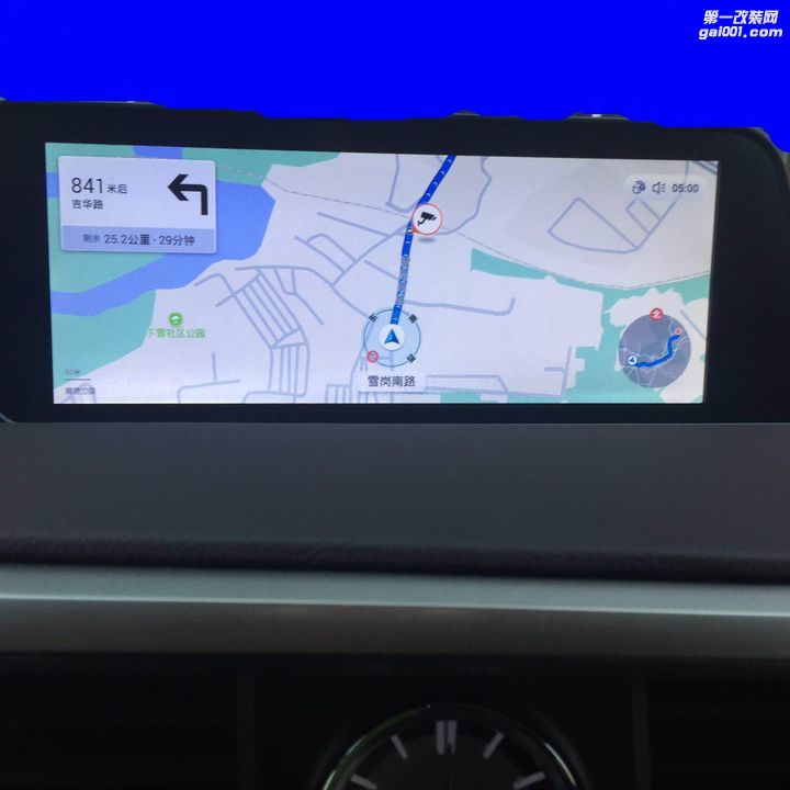 雷克萨斯RX超清360度全景行车记录仪安卓竖屏导航