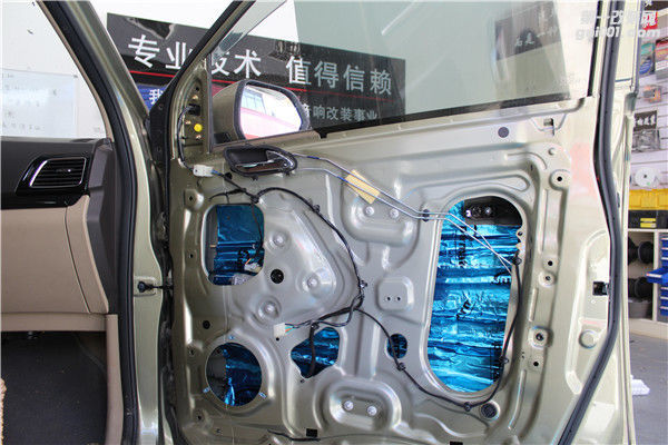 汉阳宝骏730汽车音响改装德国欧艾喇叭美国斯耐特环保隔音