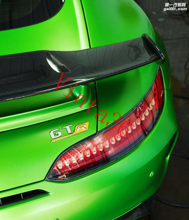 奔驰AMG GT改装GTR款碳纤维尾翼 AMG GTR碳纤维尾翼 后扰流 包围