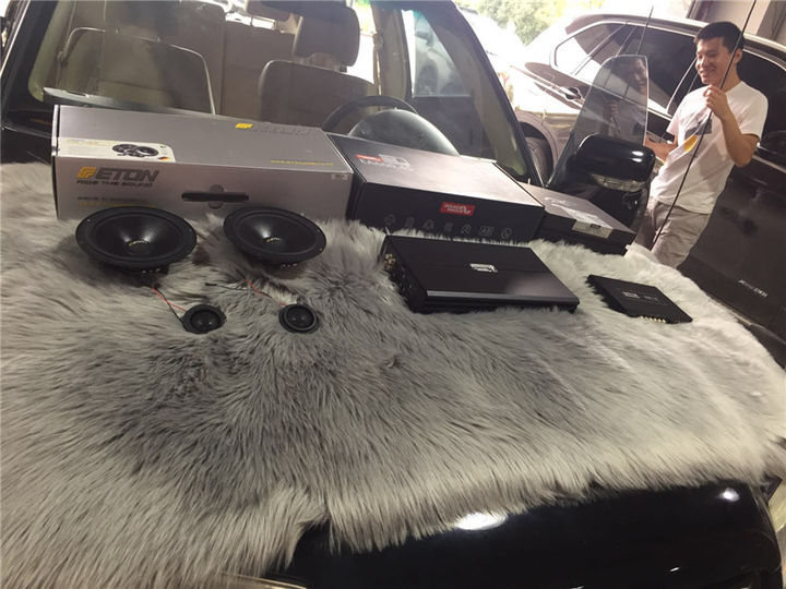 武汉汽车音响 森林人改装伊顿POW172.2套装 圣美歌DSP处理器