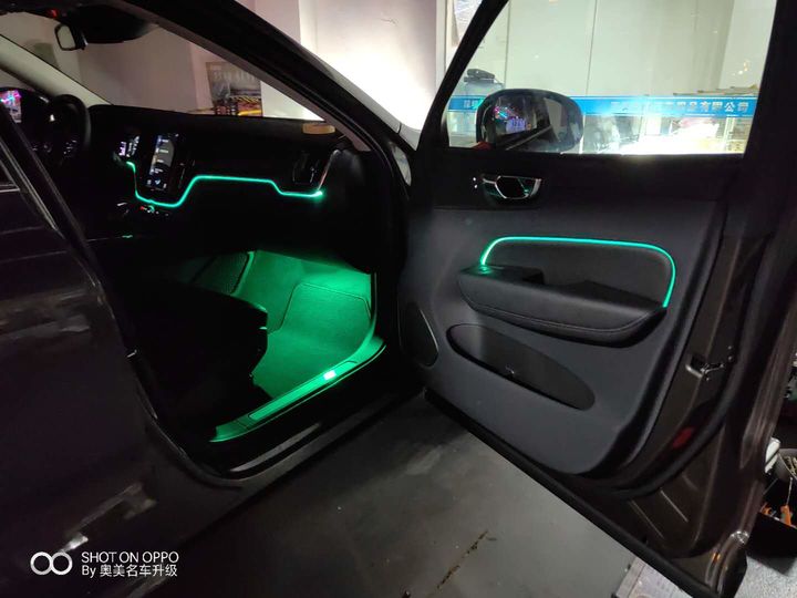 沃尔沃XC60升级改装氛围灯气氛灯内饰灯