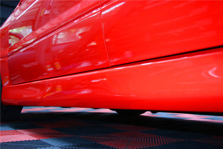 日本性能车的翘楚三菱EVO进化改装/车身改色贴膜CYS高亮红-图鉴