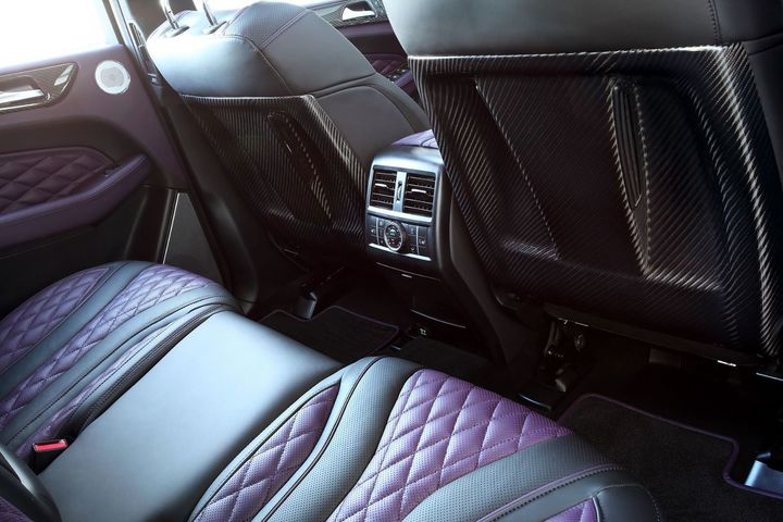 Topcar改装梅赛德斯AMG GLE 63，碳纤维搭配紫色皮革内饰