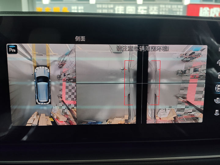 深圳广州东莞奔驰GLE改装360全景影像