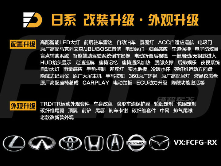 普拉多改灯方案！东莞厚街镇车灯改装，丰田车灯改装、LED大灯、激光大灯