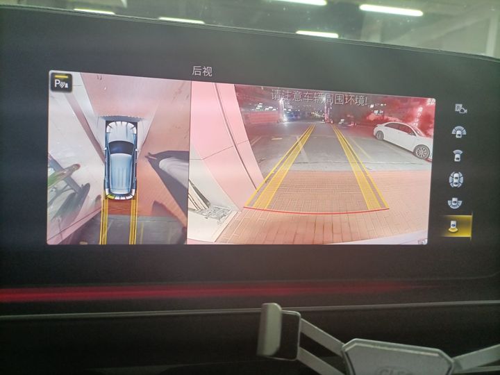 深圳21款奔驰GLE450升级改装360全景环视影像