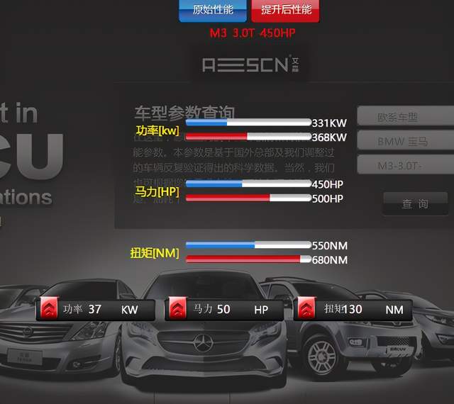 宝马M3 3.0T车迷限量版定制艾森ECU升级程序：个性版本动力更激进！