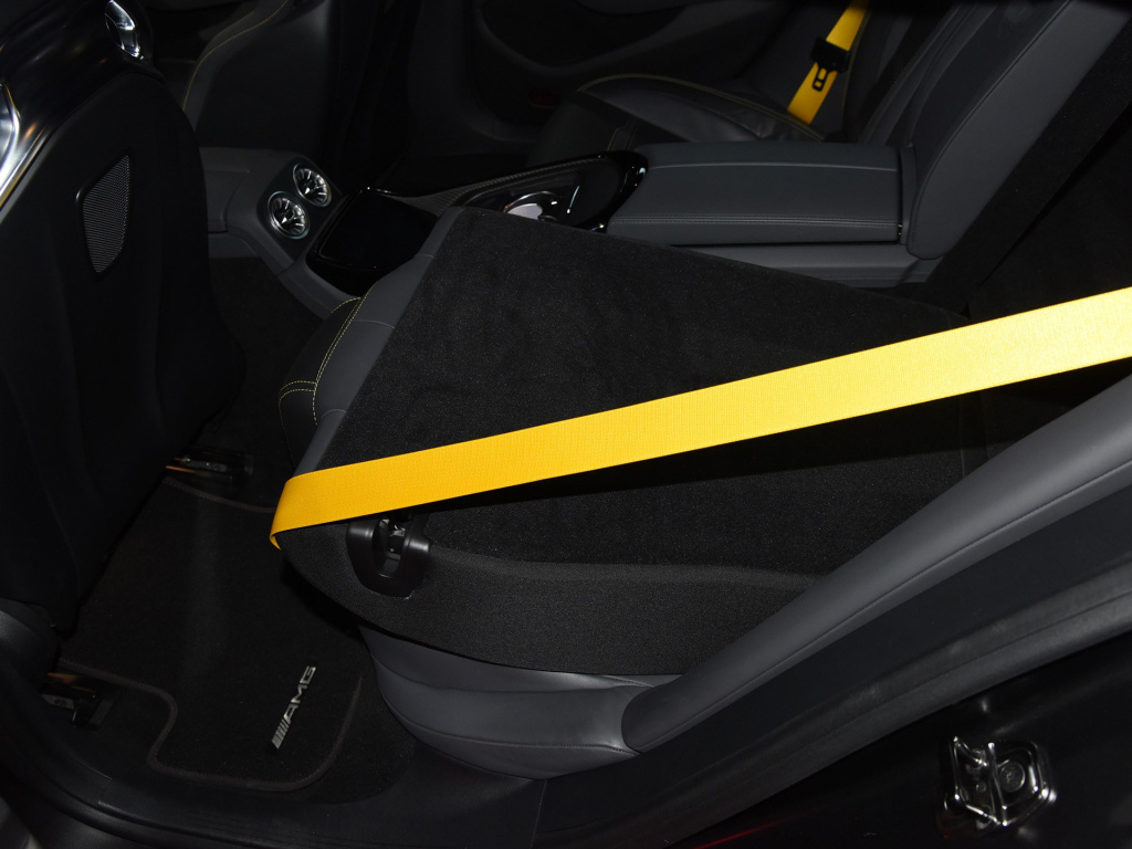 奔驰GT50 GT53改装原厂黄色安全带