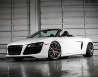 奧迪R8 V10 Spyder改裝Strasse Wheels上身