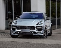 Techart改裝銀色保時(shí)捷馬坎