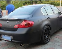 進(jìn)口INFINITI G37 改裝 啞光黑 輪轂 剎車(chē) 尾排...