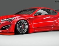 SEMA展前預覽現(xiàn)代Genesis跑車 瘋狂動力1000HP