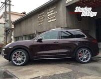 保時(shí)捷卡宴原裝升級配件改裝作業(yè)