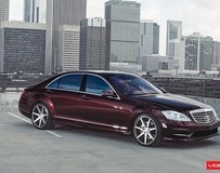 Vossen Wheels 改裝奔馳S550 六幅輪轂上身