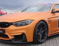 Germany Lee寶馬M4使用橙色金屬改裝包