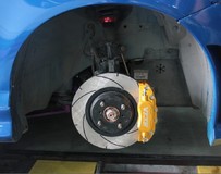 飛度改剎車(chē)盤(pán)，剎車(chē)片和卡鉗和輪轂