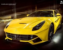 Carlex Design改裝黃色法拉利F12的內(nèi)飾