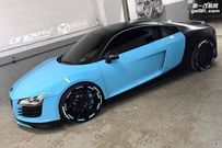 奧迪R8 V10變身偽裝成布加迪Vision Gran Turismo