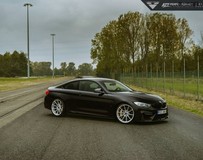 寶馬M4改裝水星銀Vorsteiner輪轂