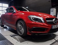 華麗麗的紅 奔馳A45 AMG改裝車圖賞