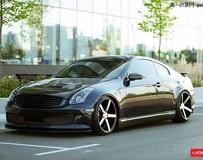 英菲尼迪G35改裝Vossen Wheels五幅輪轂上身