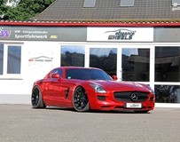 RFK改裝紅色奔馳SLS AMG