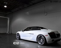 D2 Forged改裝奧迪R8 Spyder美圖欣賞