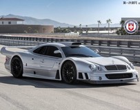 梅賽德斯 - 奔馳CLK GTR改裝緞黑色HRE輪轂