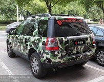 車尚海 迷彩路虎